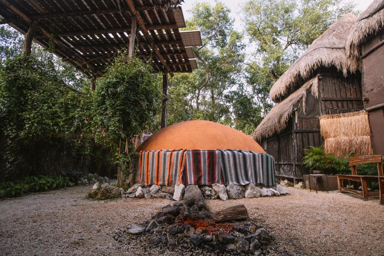 Tunich Jungle Cabanas ตูลุม ภายนอก รูปภาพ
